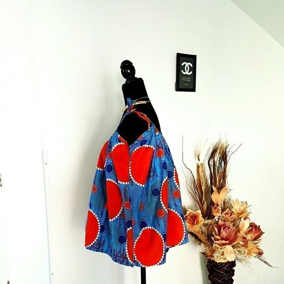 Woman King African print top - Picture 6 of 6